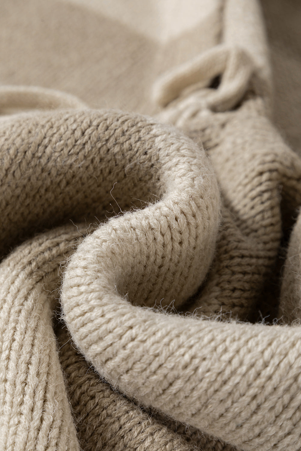 Khaki gestreept vest met colorblock en strikdetail